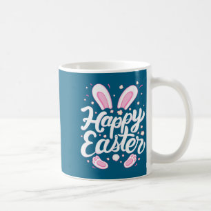 Frohe Ostern Tag Hase Kaninchen Frühling Grafik Fü Kaffeetasse