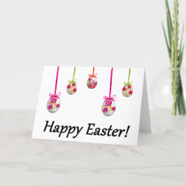 Frohe Ostern! (Ukrainisch-inspiriert) Karte