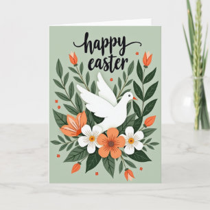 Frohe Ostern Vogel Art Karte