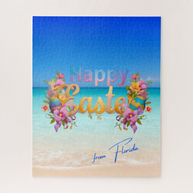Frohe Ostern von Florida Tropical Beach (Vertikal)