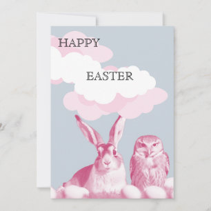 Frohe Ostern Von Osterhasen und Ostern Feiertagskarte