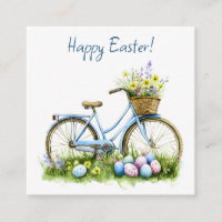 Frohe Ostern Wasserfarben-Karte