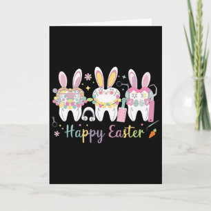 Frohe Ostern Zähne Zahn Hasenohren Zahnarzt Karte