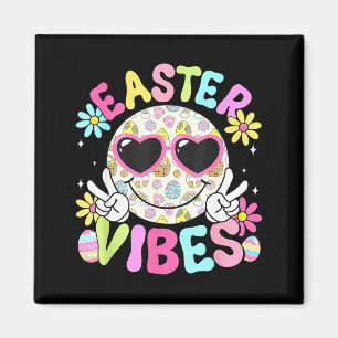 Frohe Ostervibes Süßer Hase Kaninchen Bubble Gum F Magnet