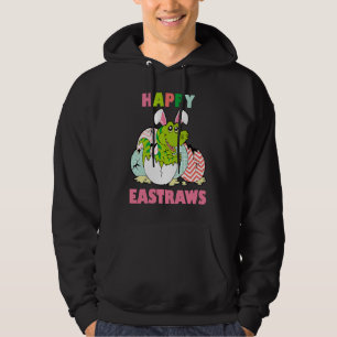 Frohe Ostrawr T Rex Dinosaur Teenager Mädchen Jung Hoodie