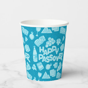 Frohe Pessach-Papier-Tasse Pappbecher