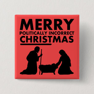 Frohe politisch inkorrekte Weihnachtsgeschichten-A Button
