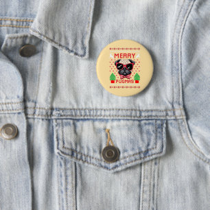 Frohe Pugmas! Button