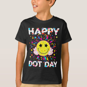 Frohe Punkt Tag Kinder Bunte Mädchen Jungen  T-Shirt