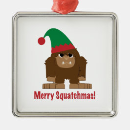 Frohe Squatchmas! Ornament Aus Metall