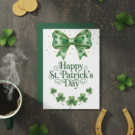 Frohe St. Patrick’s Day Irische Grußkarte Feiertagskarte