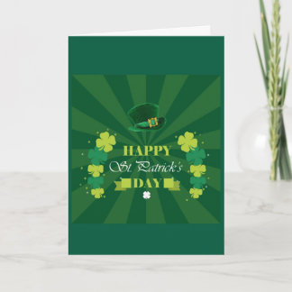 Frohe St. Patrick's Day Grußkarte Karte