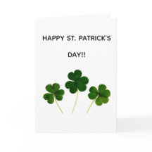 Frohe St. Patrick's Day Grußkarte