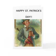 Frohe St. Patrick's Day Grußkarte