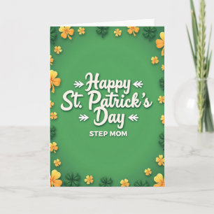 Frohe St. Patrick's Day Stiefmutter Karte
