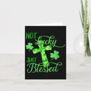 Frohe statt nur glückliche St. Patrick's Day für F Karte