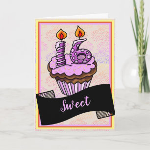 Frohe Sweet 16 Karte