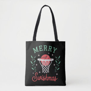 Frohe Swishmas Basketball Weihnachten Sport Xmas Tasche