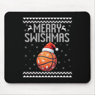 Frohe Swishmas Weihnachten Sketll hässlicher Jugen Mousepad