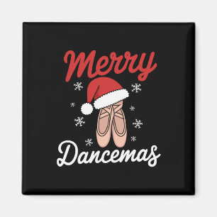 Frohe Tanzweihnachten Tanzlehrer Weihnachten Tanz Magnet