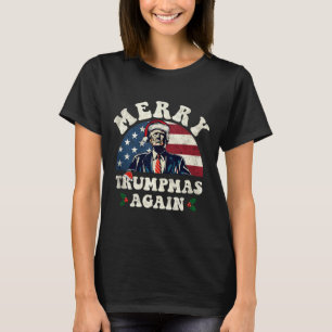 Frohe Trumpmas Weihnachten Lustiger Trump Präsiden T-Shirt
