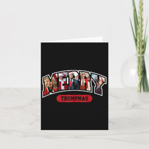 Frohe Trumpmas Weihnachten Trump Pajamas Tank Top Karte