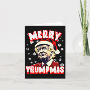 Frohe Trumpmas Weihnachten Trump Santa Trump Chris Karte