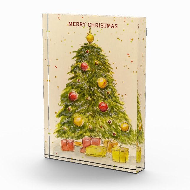 Frohe und gesegnete Weihnachten Fotoblock (Rechts)