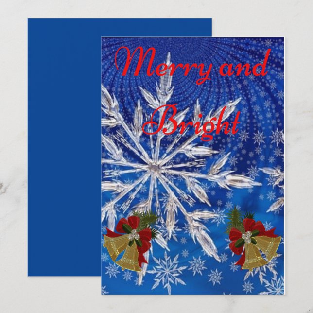 Frohe und helle Weihnachten (Vorne/Hinten)