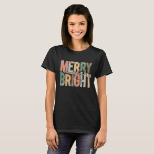 Frohe und helle Weihnachten   Feiertag T-Shirt