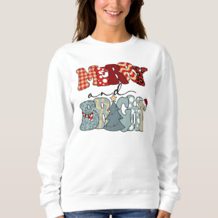 Frohe und helle Weihnachten-frohe Weihnachten-Funn Sweatshirt