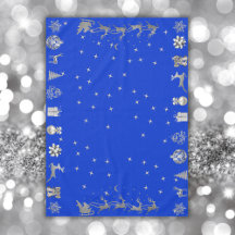 Frohe und helle Weihnachten in Silver and Blue |