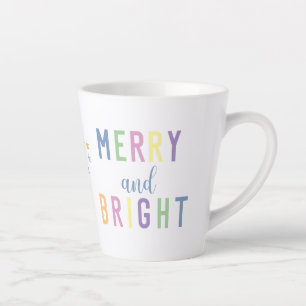 Frohe und helle Weihnachten Milchtasse