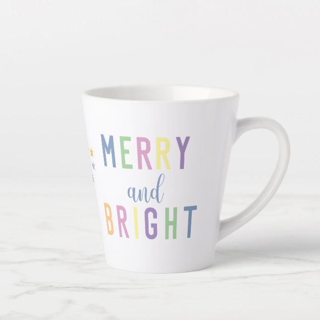 Frohe und helle Weihnachten Milchtasse (Rechts)