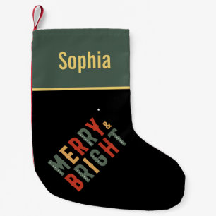 Frohe und helle Weihnachten Party Kleiner Weihnachtsstrumpf