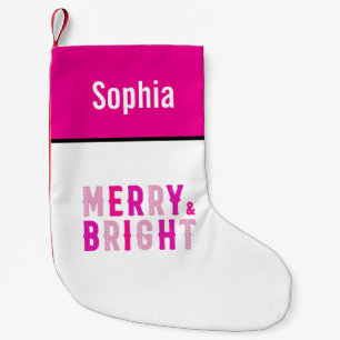 Frohe und helle Weihnachten Party Kleiner Weihnachtsstrumpf