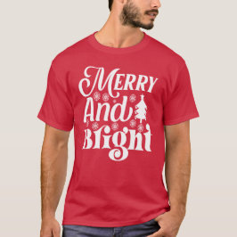 Frohe und helle Weihnachten T-Shirt
