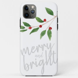 Frohe und helle Weihnachten Winterberry Case-Mate iPhone Hülle