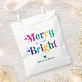 Frohe und helle Weihnachtsfeier Geschenktütchen