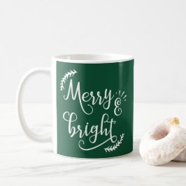 frohe und helle Weihnachtsfeiertage Kaffeetasse