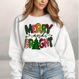 Frohe und helle Weihnachtsfeiertage Sweatshirt