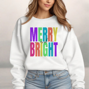 Frohe und helle Weihnachtsfeiertage Sweatshirt