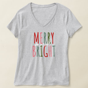Frohe und helle Weihnachtsfeiertage T-Shirt
