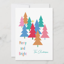Frohe und helle Weihnachtskarte
