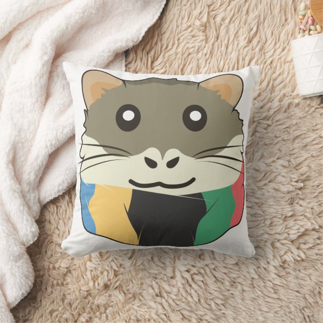 Frohe und leichte Hamster Kissen (Decke)