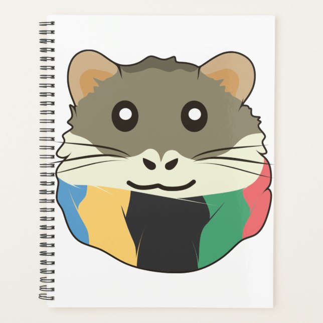 Frohe und leichte Hamster Planer (Vorderseite)