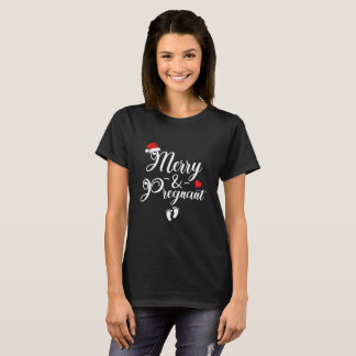 Frohe und schwangere Weihnachten T - Shirt