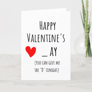 Frohe Valentinstag _ay, du kannst mir das 'd' gebe Feiertagskarte