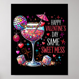 Frohe Valentinstag Gleiche Süße Unordentliche Koke Poster