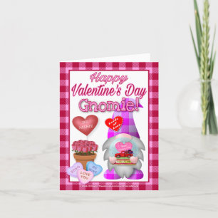 Frohe Valentinstag Gnomie! Karte